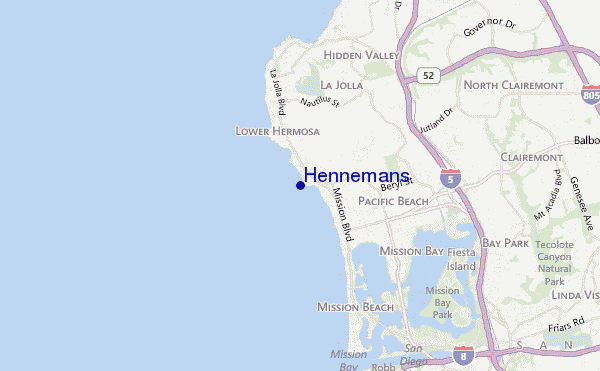 carte de localisation de Hennemans