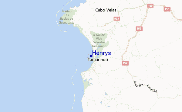 carte de localisation de Henrys