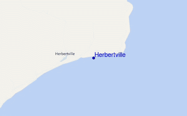 carte de localisation de Herbertville