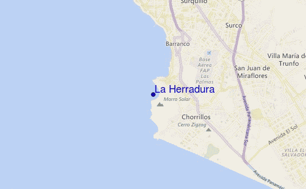 carte de localisation de La Herradura