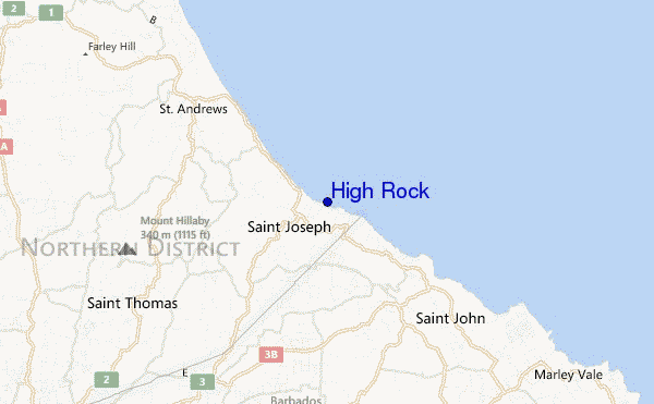 carte de localisation de High Rock
