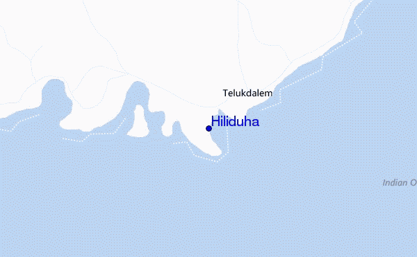 carte de localisation de Hiliduha