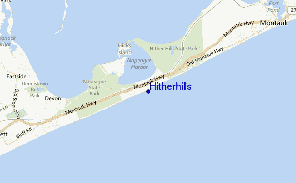 carte de localisation de Hitherhills