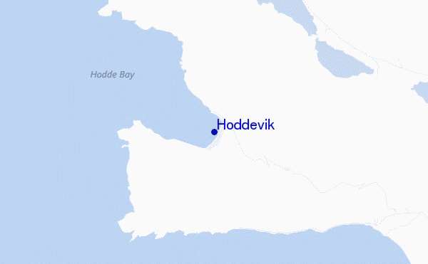carte de localisation de Hoddevik