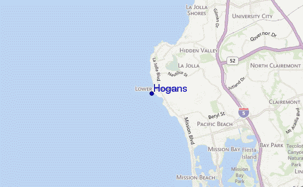 carte de localisation de Hogans