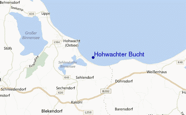 carte de localisation de Hohwachter Bucht