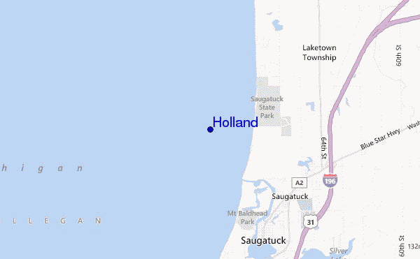 carte de localisation de Holland