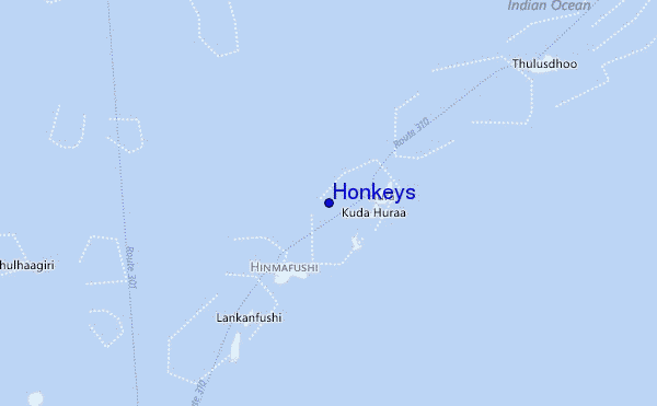 carte de localisation de Honkeys