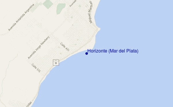 carte de localisation de Horizonte (Mar del Plata)