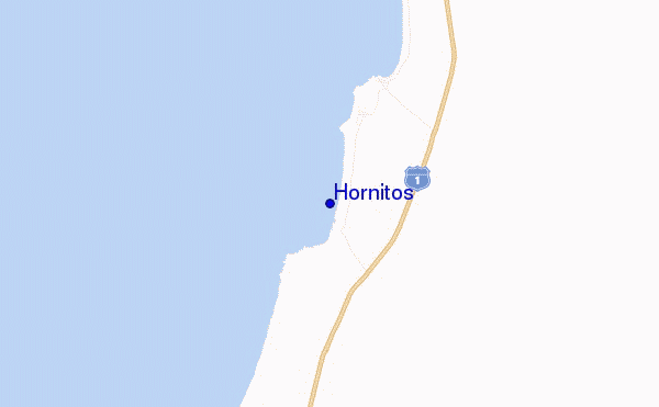 carte de localisation de Hornitos