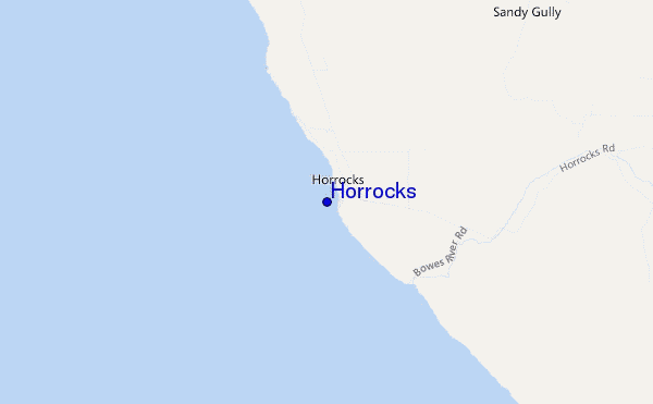 carte de localisation de Horrocks