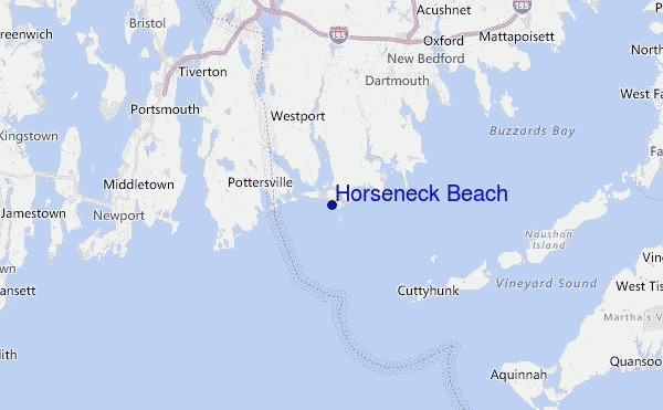 Horseneck Beach Location Map