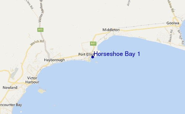 carte de localisation de Horseshoe Bay 1