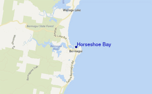 carte de localisation de Horseshoe Bay