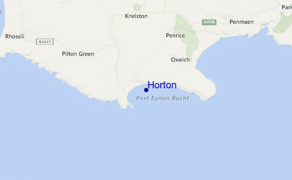 carte de localisation de Horton