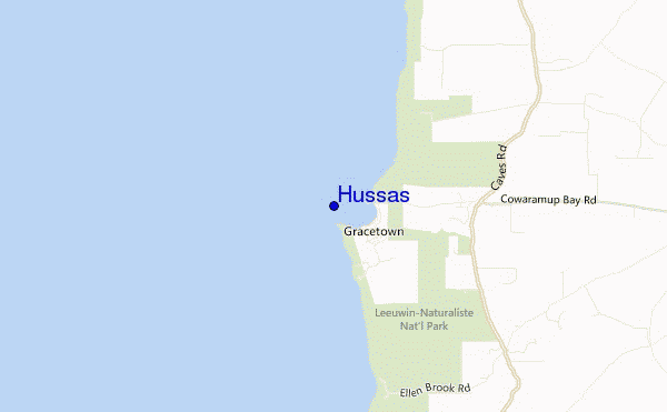 carte de localisation de Hussas