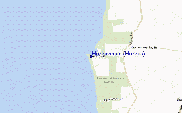 carte de localisation de Huzzawouie (Huzzas)