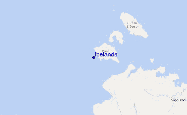 carte de localisation de Icelands