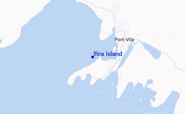 carte de localisation de Ifira Island