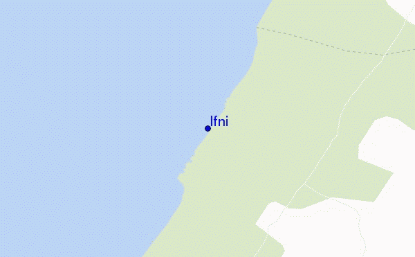 carte de localisation de Ifni