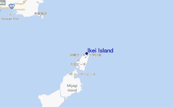 carte de localisation de Ikei Island