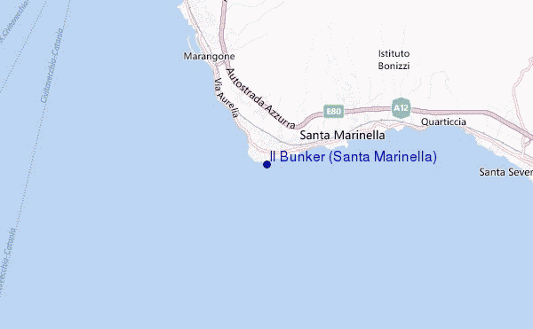 carte de localisation de Il Bunker (Santa Marinella)