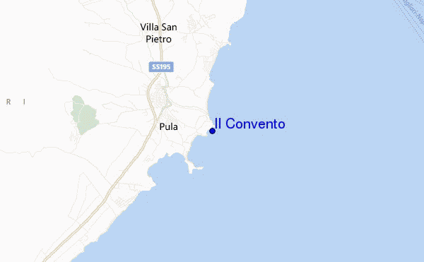 carte de localisation de Il Convento