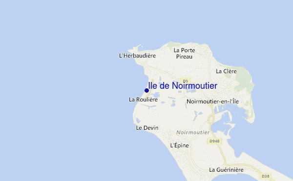 carte de localisation de Ile de Noirmoutier