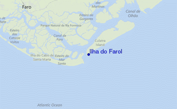 carte de localisation de Ilha do Farol