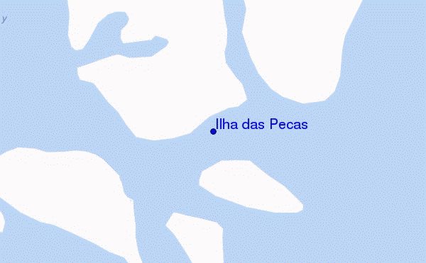 carte de localisation de Ilha das Pecas