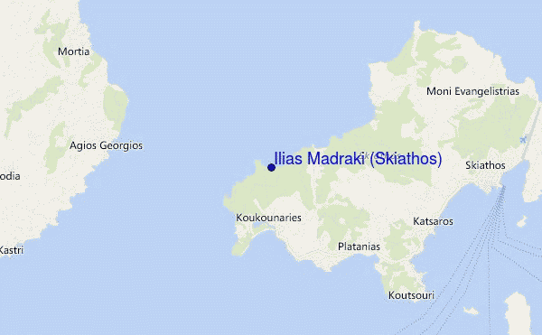 carte de localisation de Ilias Madraki (Skiathos)