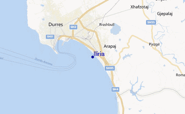 carte de localisation de Iliria