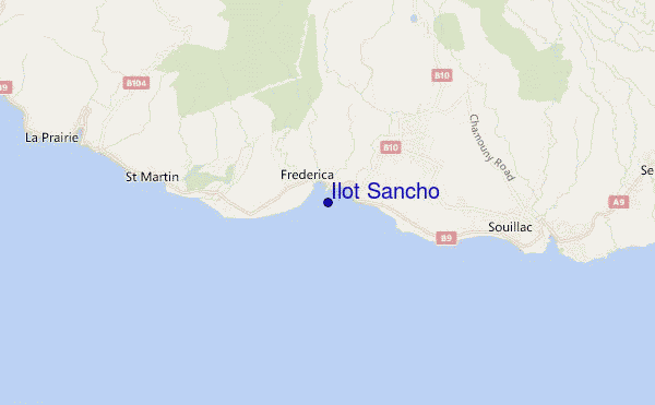 carte de localisation de Ilot Sancho