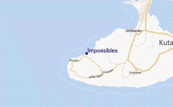 carte de localisation de Impossibles