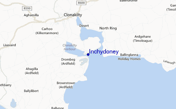 carte de localisation de Inchydoney