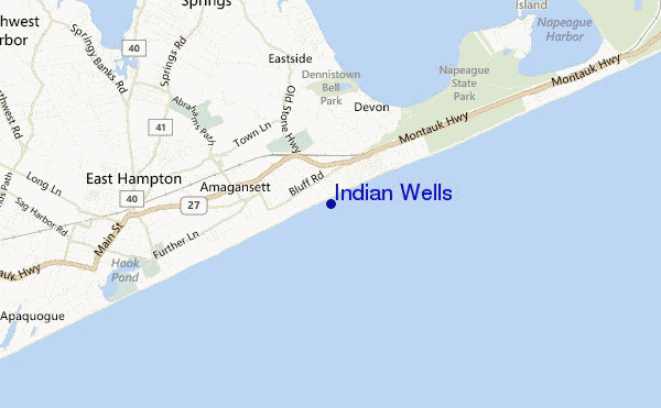 carte de localisation de Indian Wells