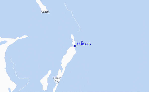 carte de localisation de Indicas