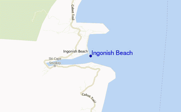 carte de localisation de Ingonish Beach