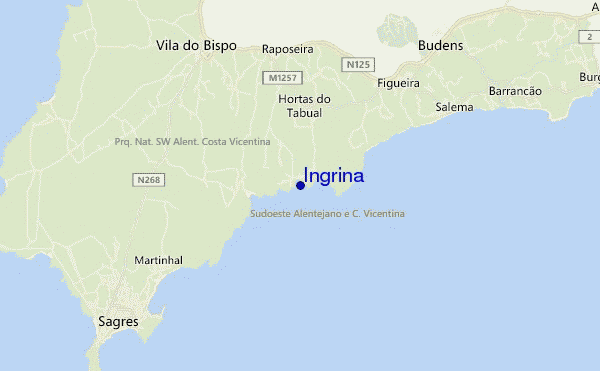 carte de localisation de Ingrina