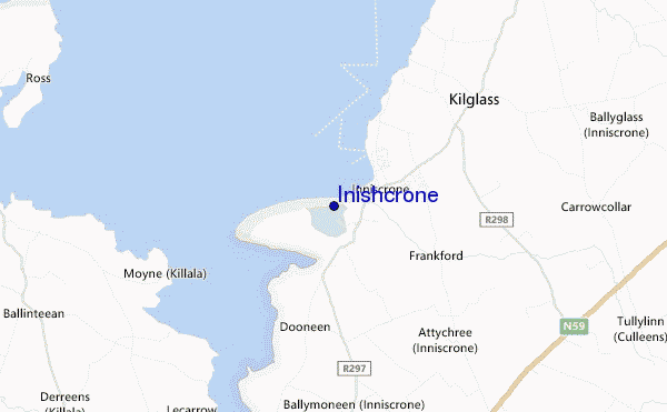 carte de localisation de Inishcrone