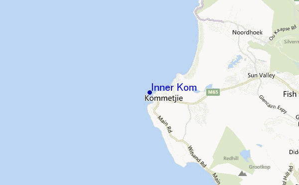 carte de localisation de Inner Kom