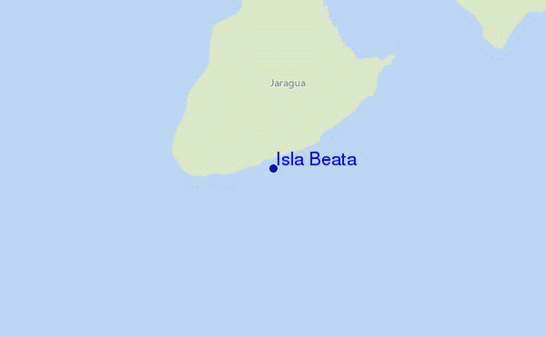 carte de localisation de Isla Beata