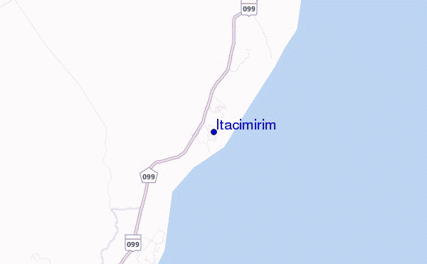 carte de localisation de Itacimirim