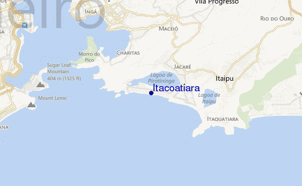 carte de localisation de Itacoatiara