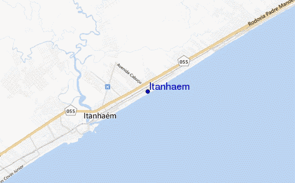 carte de localisation de Itanhaem