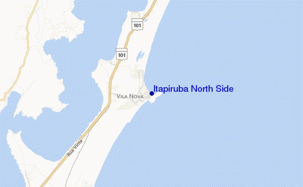 carte de localisation de Itapiruba North Side