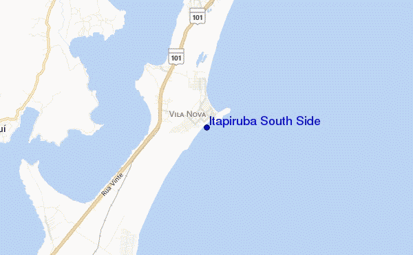 carte de localisation de Itapiruba South Side