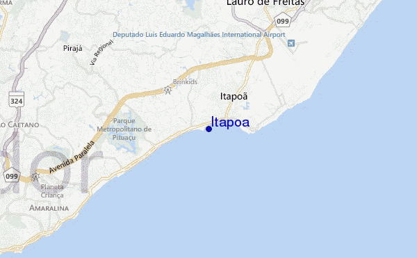 carte de localisation de Itapoa