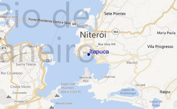 carte de localisation de Itapuca