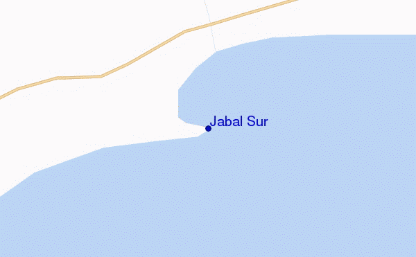 carte de localisation de Jabal Sur